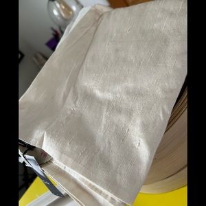 NWT Vintage Kenneth Cole raw silk “Eve” wrap or shaw.  Cream color.